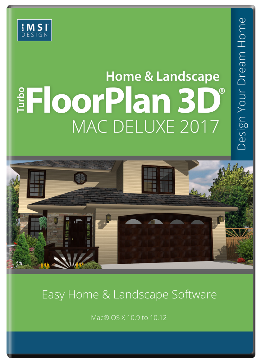TurboFloorPlan Home & Landscape Deluxe Mac 2017