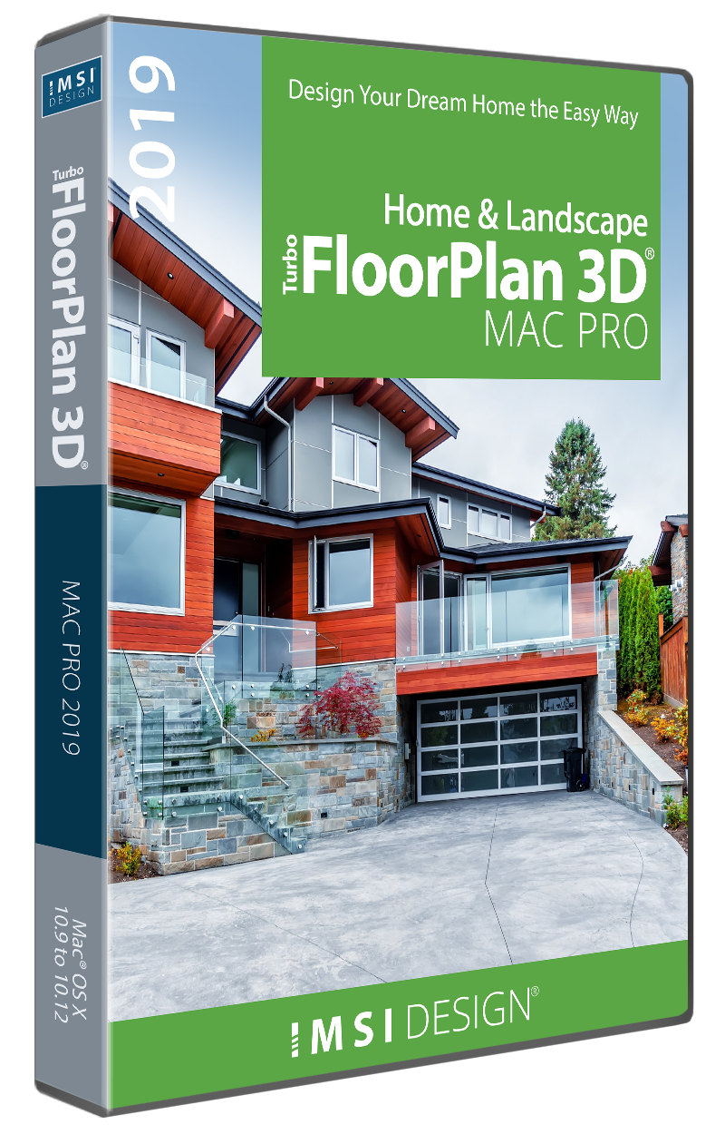 TurboFloorPlan Home  Landscape Pro  2019  Mac  TurboCAD 