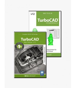 TurboCAD Mac v12 Deluxe 2D3D/PP Upgrade from any other 2D/3D (Deluxe)version