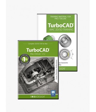 TurboCAD Mac Deluxe v12 and Training Bundle