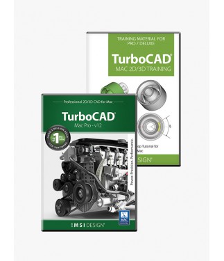 Upgrade offer TurboCAD Mac Pro v12 with Training Bundle from Pro