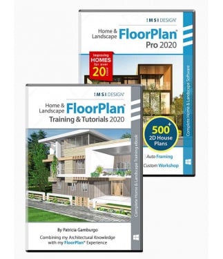 FloorPlan 2020 Pro & Training Bundle - Windows Version
