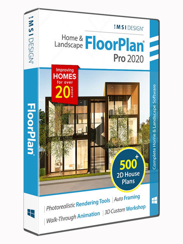 Floorplan Home Landscape Pro 2020