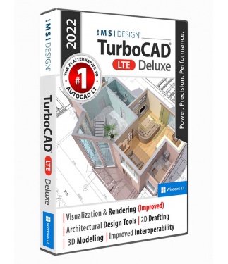 TurboCAD 2022 Deluxe LTE Subscription