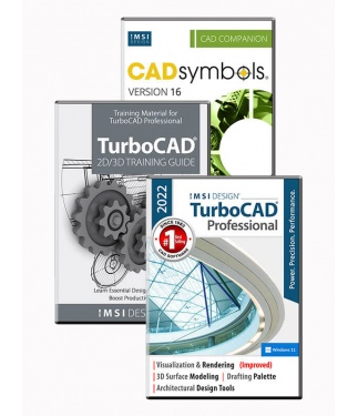 TurboCAD 2022 Professional Upgrade Bundle from TurboCAD Professional 2021 or Previous 
