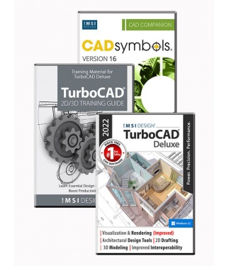 TurboCAD 2022 Deluxe Bundle Upgrade from 2021 Deluxe Bundle