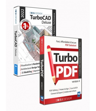 TurboCAD 2022 Deluxe & TurboPDF v4 Bundle