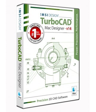 TurboCAD Mac v14 Designer 2D Upgrade from any 2D version