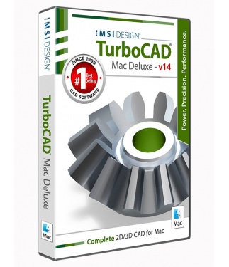 TurboCAD Mac v14 Deluxe 2D3D Upgrade from Previous 2D/3D version