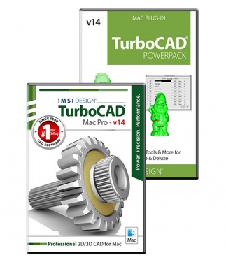 TurboCAD Mac v14 Pro/PowerPack Bundle