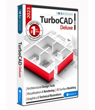 TurboCAD 2023 Deluxe Upgrade from 2022 Deluxe