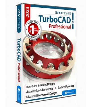 TurboCAD 2023 Professional Upgrade from TurboCAD 2023 Deluxe