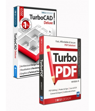 TurboCAD 2023 Deluxe & TurboPDF v4 Bundle