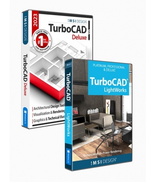 TurboCAD 2023 Deluxe + Lightworks Upgrade from all other Deluxe versions